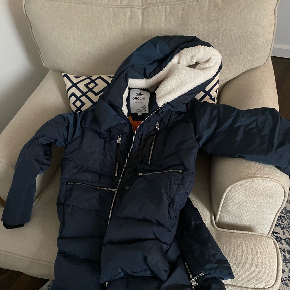 Orolay Amazon coat navy size small